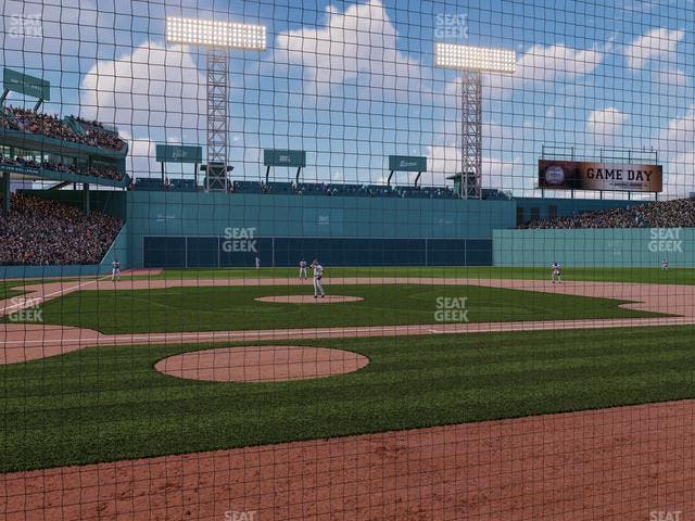 Fenway Park - Section Dugout Box 35 Seat View
