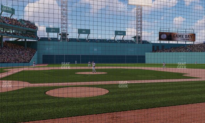 Fenway Park - Section Dugout Box 35 Seat View