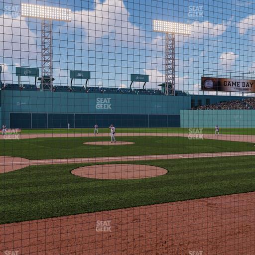 Fenway Park - Section Dugout Box 36 Seat View