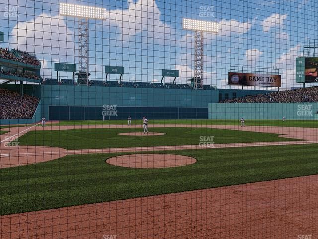 Fenway Park - Section Dugout Box 36 Seat View