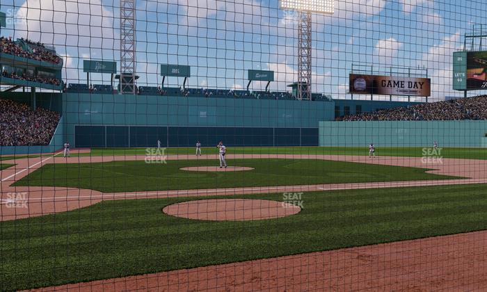 Fenway Park - Section Dugout Box 36 Seat View