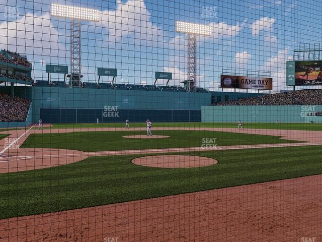 Fenway Park - Section Dugout Box 37 Seat View