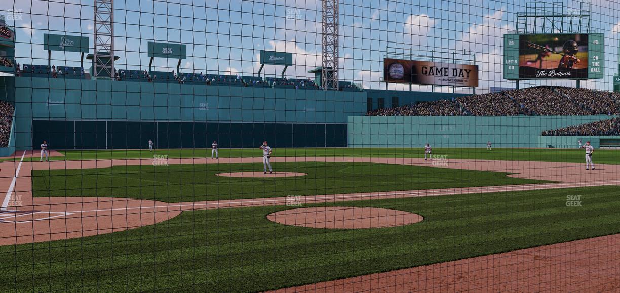 Fenway Park - Section Dugout Box 38 Seat View