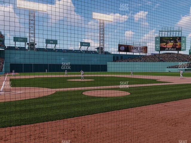 Fenway Park - Section Dugout Box 38 Seat View