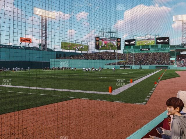 Fenway Park - Section Dugout Box 38 Seat View