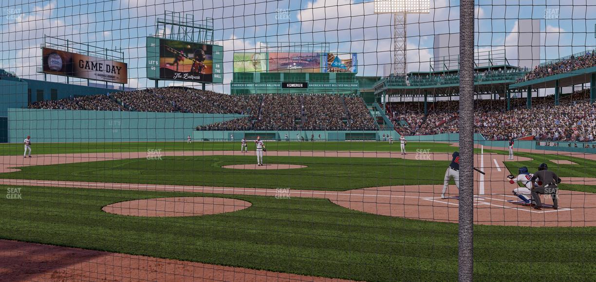 Fenway Park - Section Dugout Box 51 Seat View