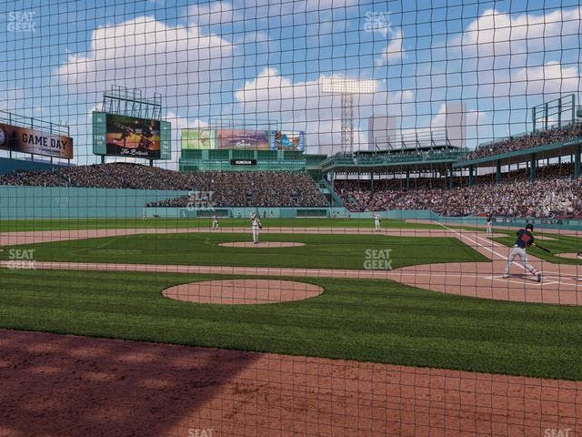 Fenway Park - Section Dugout Box 54 Seat View