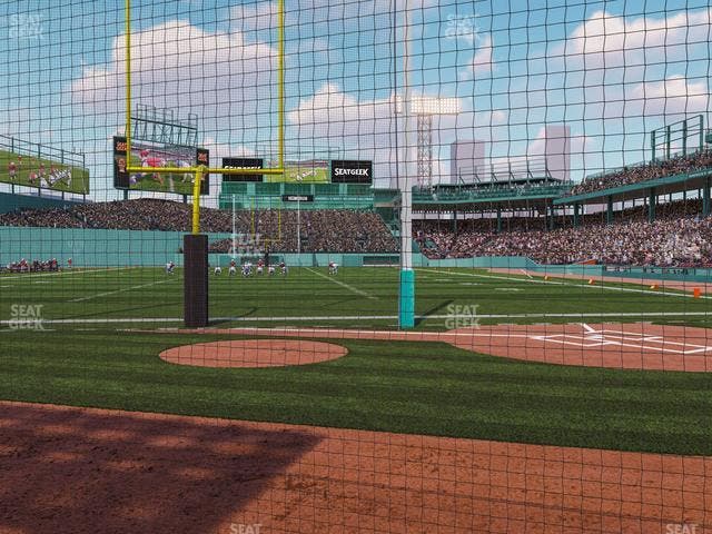 Fenway Park - Section Dugout Box 54 Seat View