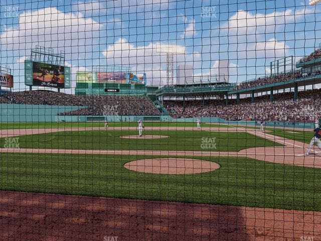 Fenway Park - Section Dugout Box 55 Seat View