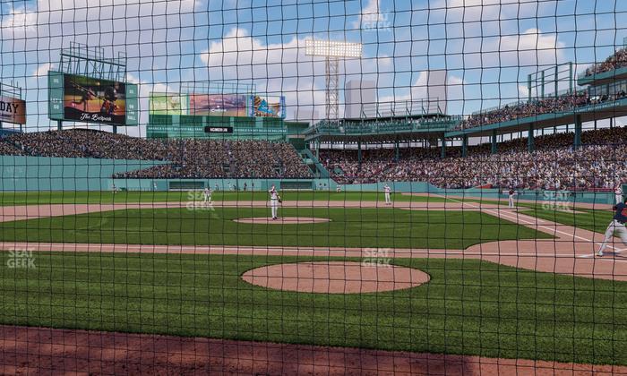 Fenway Park - Section Dugout Box 55 Seat View