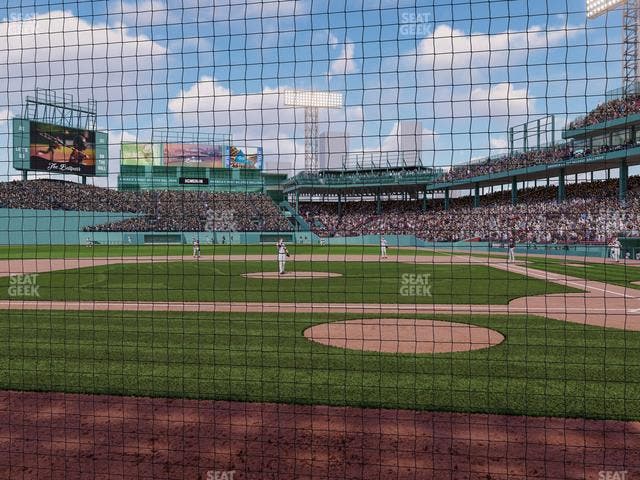 Fenway Park - Section Dugout Box 56 Seat View