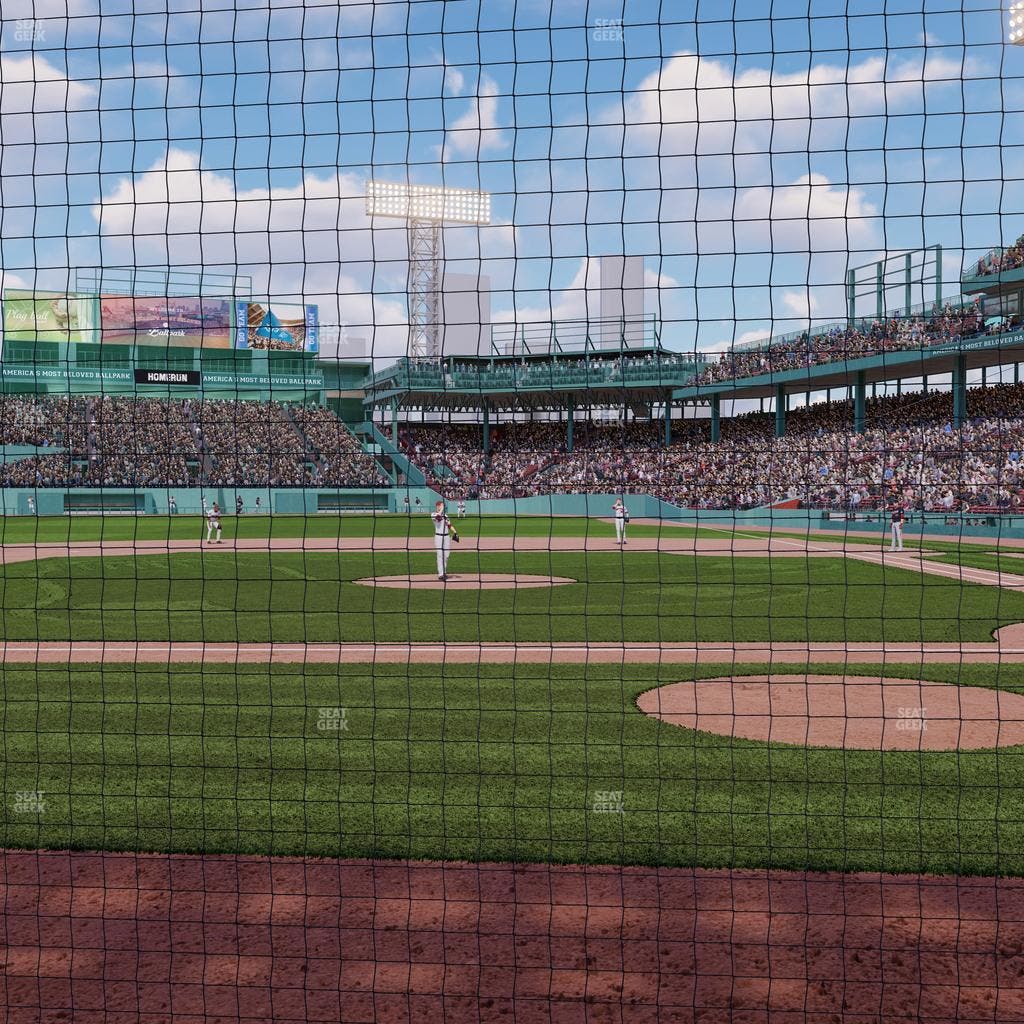 Fenway Park - Section Dugout Box 57 Seat View