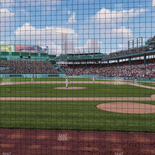 Fenway Park - Section Dugout Box 57 Seat View