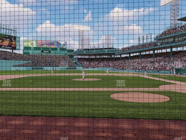 Fenway Park - Section Dugout Box 57 Seat View