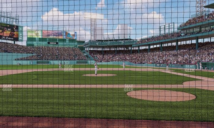 Fenway Park - Section Dugout Box 57 Seat View