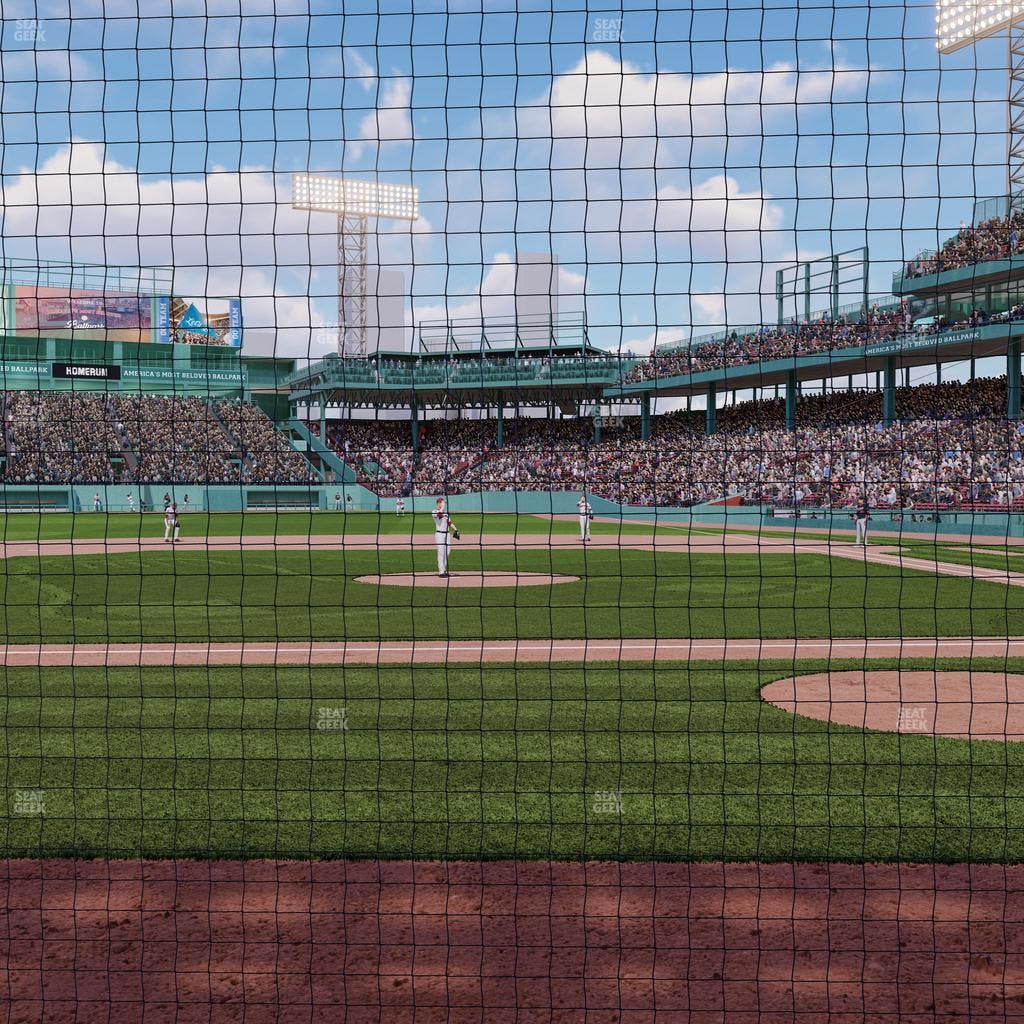 Fenway Park - Section Dugout Box 58 Seat View