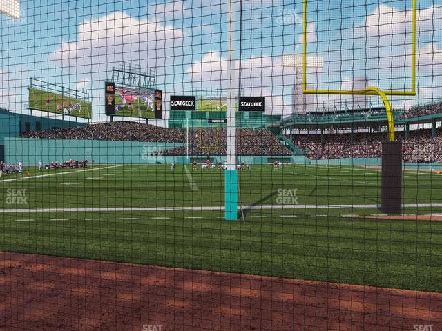 Fenway Park - Section Dugout Box 59 Seat View