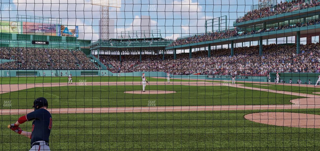 Fenway Park - Section Dugout Box 59 Seat View