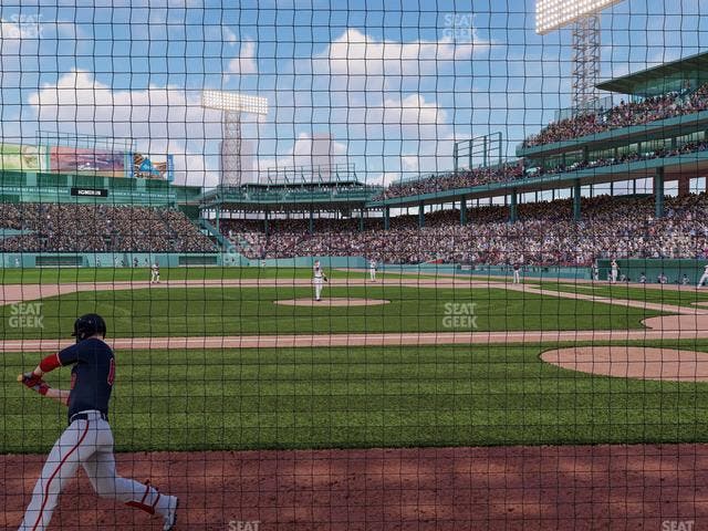 Fenway Park - Section Dugout Box 59 Seat View