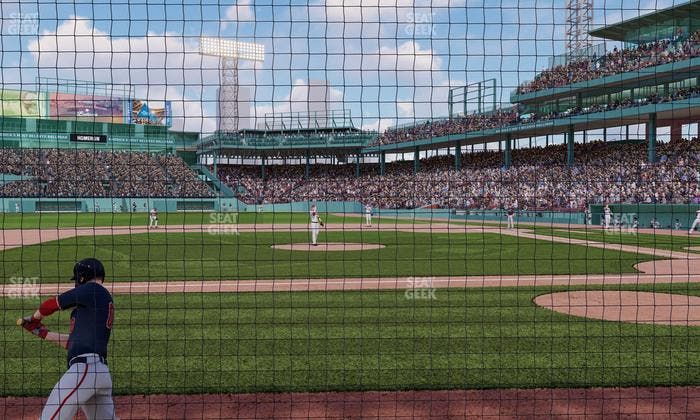 Fenway Park - Section Dugout Box 59 Seat View