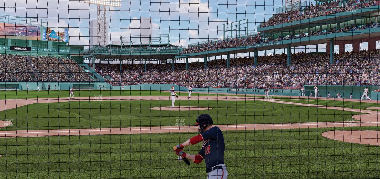 Fenway Park - Section Dugout Box 60 Seat View