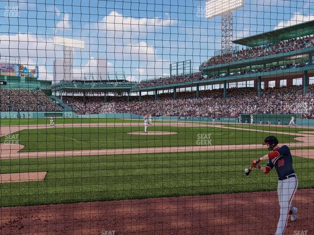 Fenway Park - Section Dugout Box 61 Seat View
