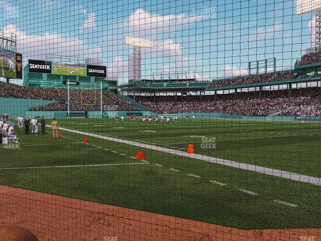 Fenway Park - Section Dugout Box 72 Seat View