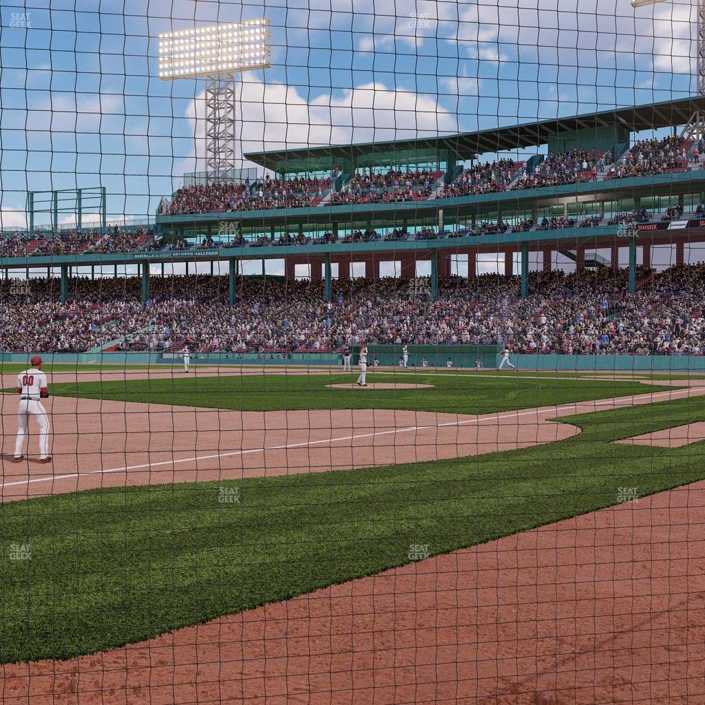 Fenway Park - Section Dugout Box 72 Seat View