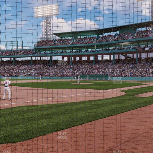Fenway Park - Section Dugout Box 72 Seat View
