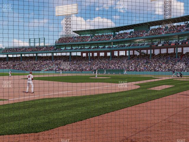 Fenway Park - Section Dugout Box 72 Seat View Fenway Park - Section Dugout Box 72 Seat View