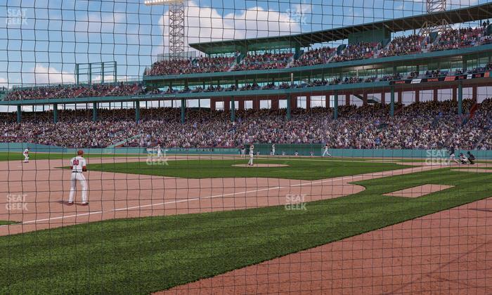 Fenway Park - Section Dugout Box 72 Seat View