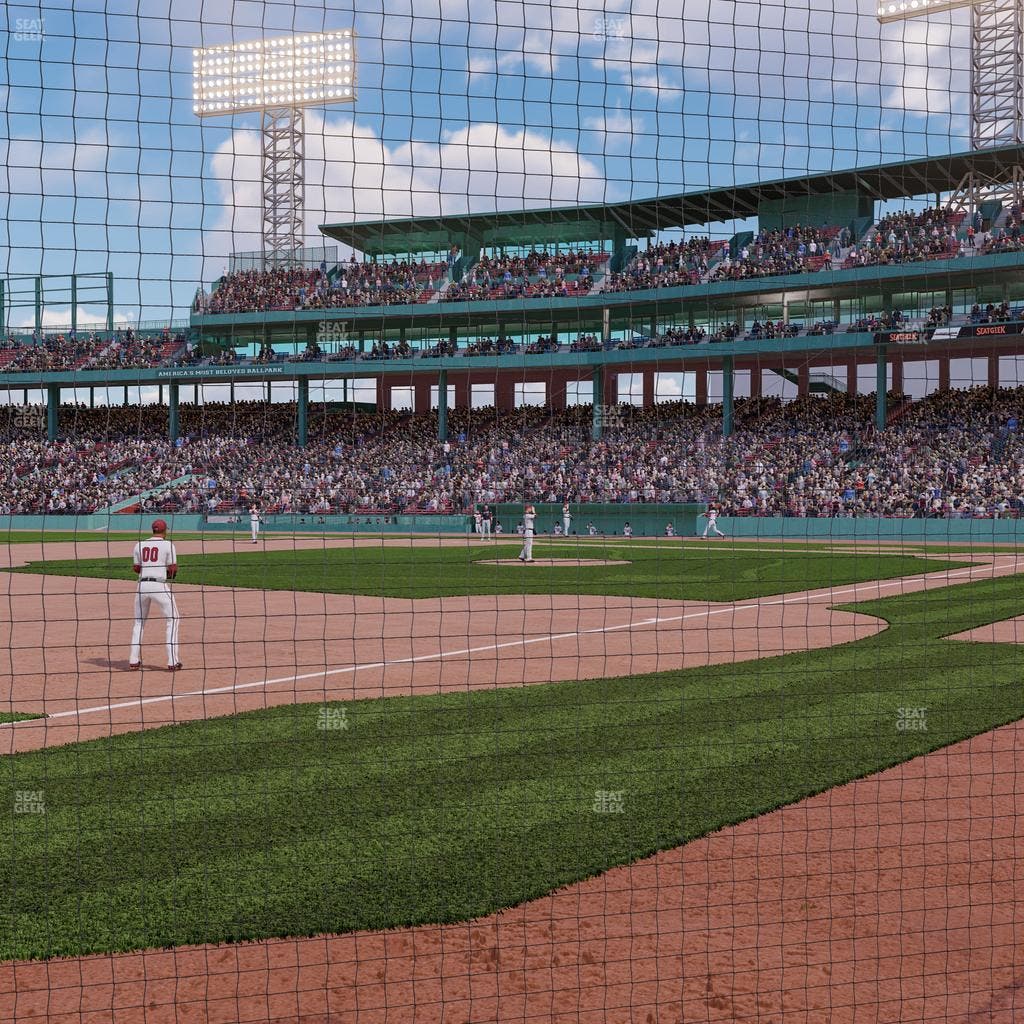 Fenway Park - Section Dugout Box 73 Seat View
