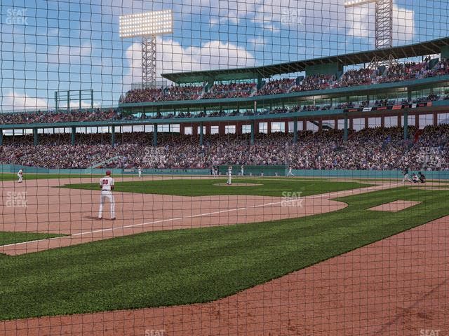 Fenway Park - Section Dugout Box 73 Seat View