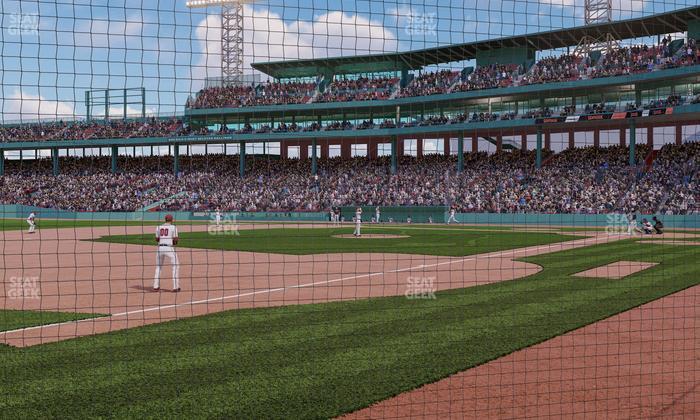 Fenway Park - Section Dugout Box 73 Seat View