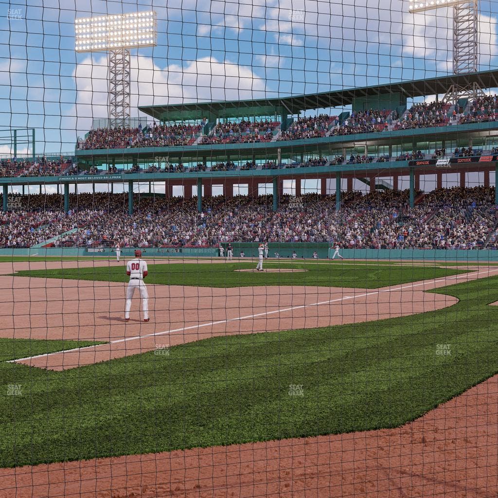 Fenway Park - Section Dugout Box 74 Seat View