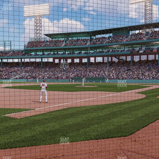 Fenway Park - Section Dugout Box 74 Seat View