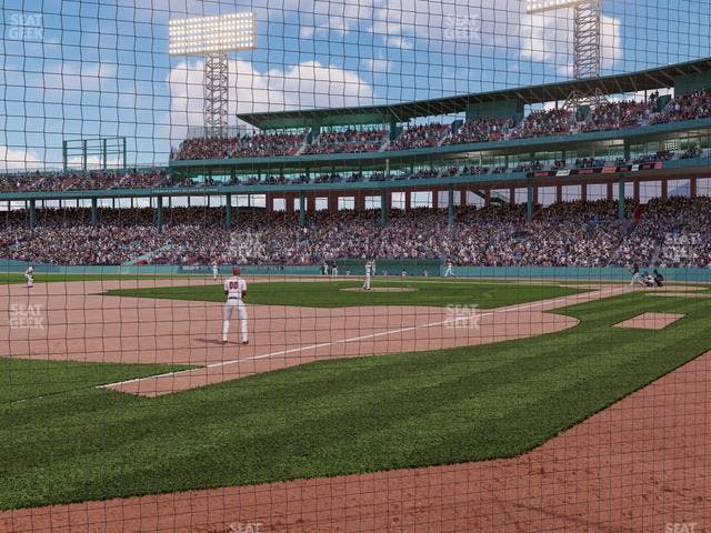 Fenway Park - Section Dugout Box 74 Seat View
