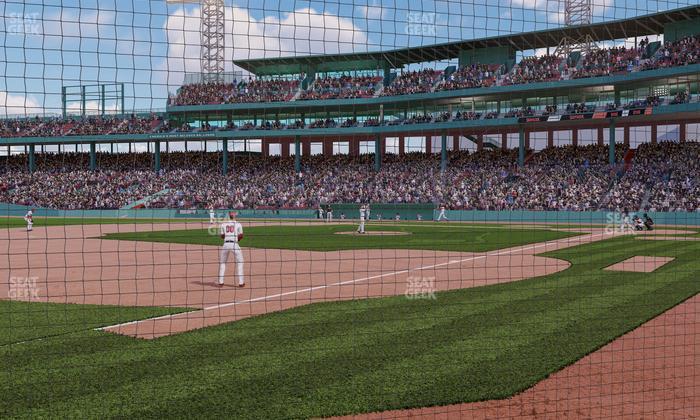 Fenway Park - Section Dugout Box 74 Seat View