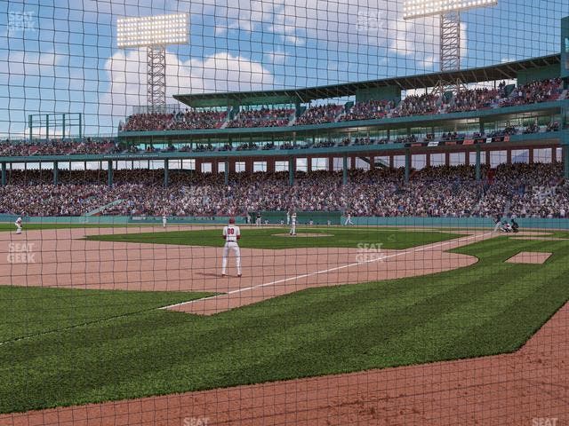 Fenway Park - Section Dugout Box 75 Seat View