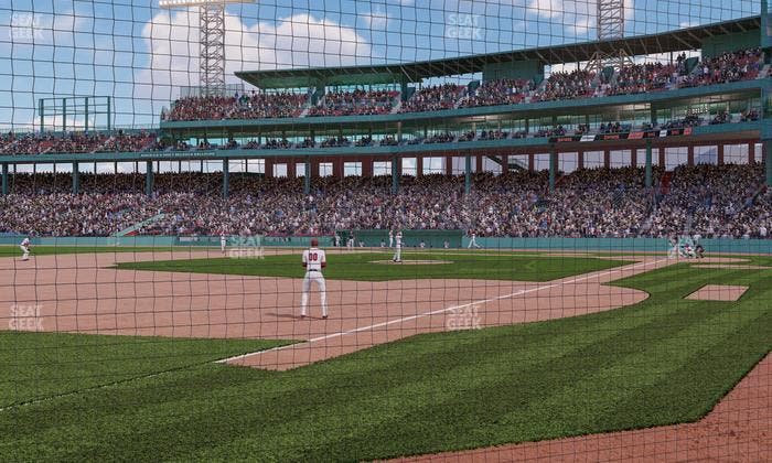 Fenway Park - Section Dugout Box 75 Seat View