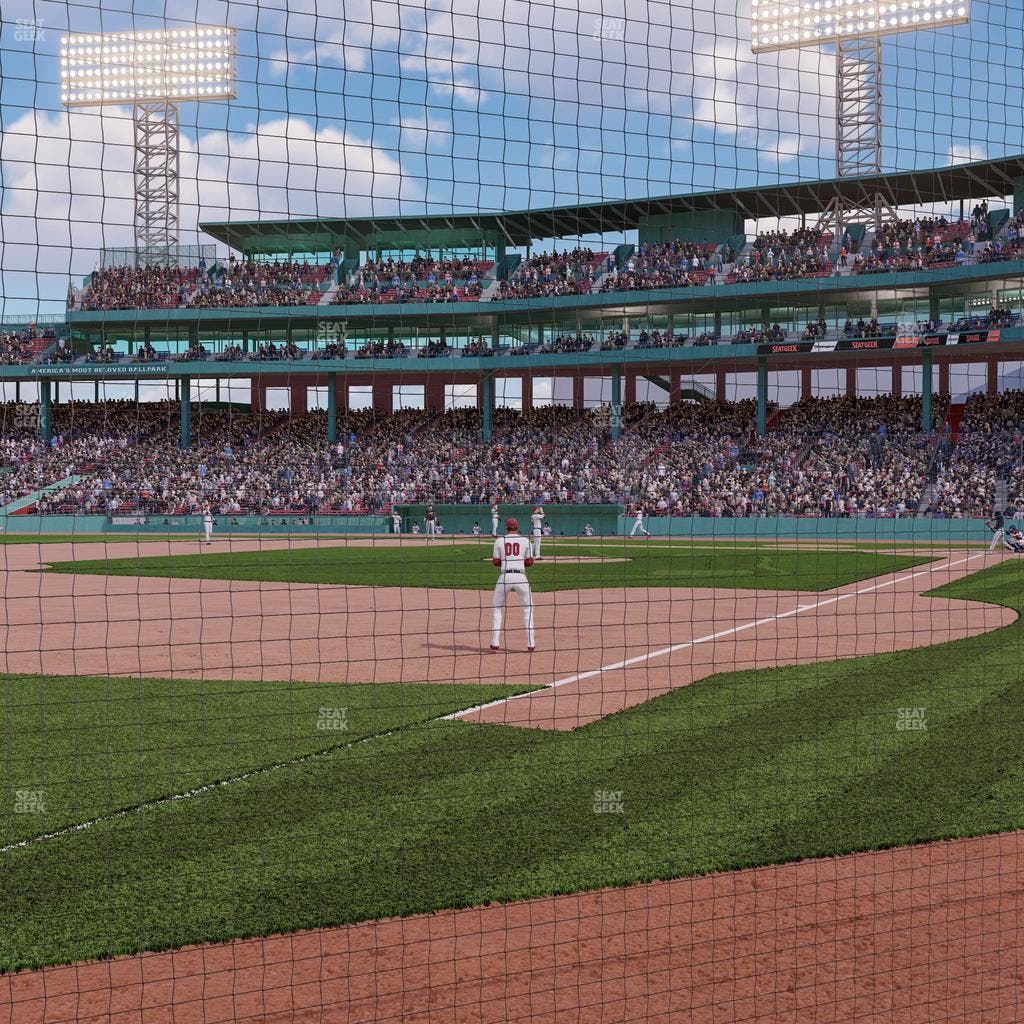 Fenway Park - Section Dugout Box 76 Seat View