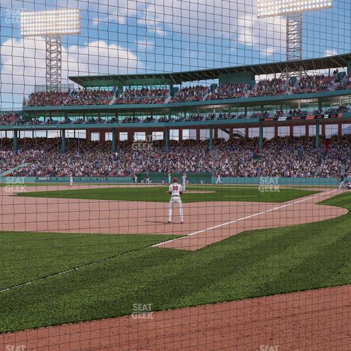 Fenway Park - Section Dugout Box 76 Seat View