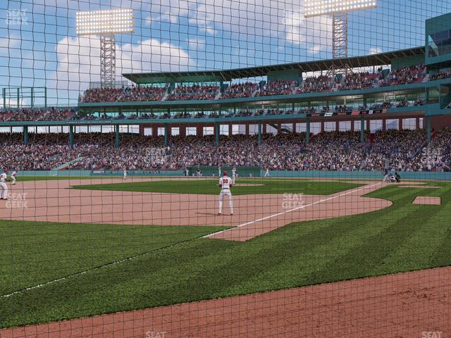 Fenway Park - Section Dugout Box 76 Seat View Fenway Park - Section Dugout Box 76 Seat View