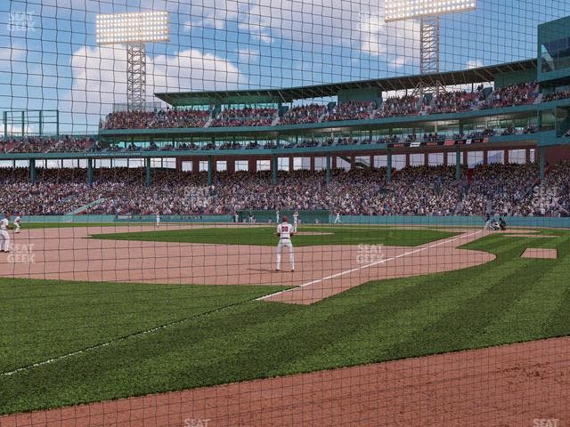 Fenway Park - Section Dugout Box 76 Seat View