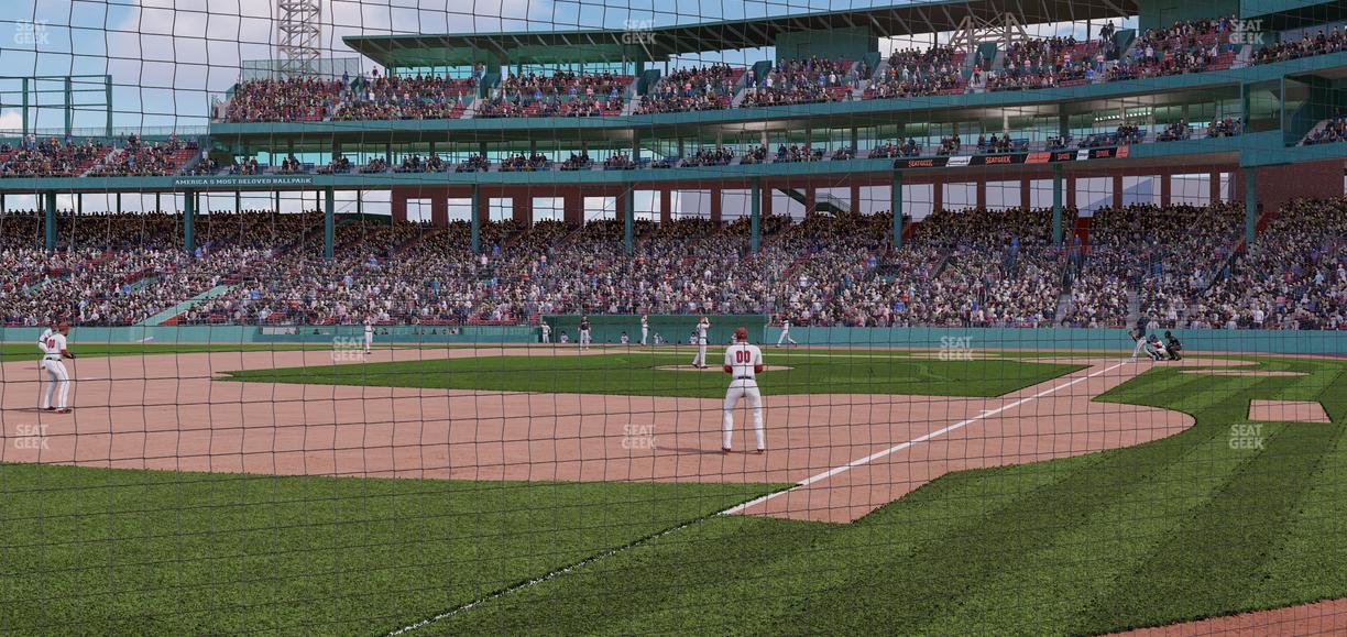 Fenway Park - Section Dugout Box 77 Seat View