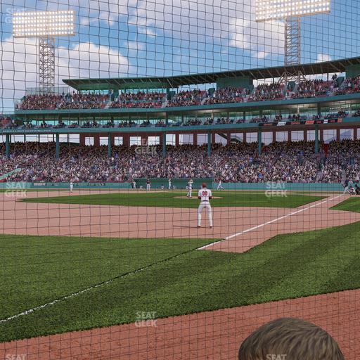 Fenway Park - Section Dugout Box 77 Seat View