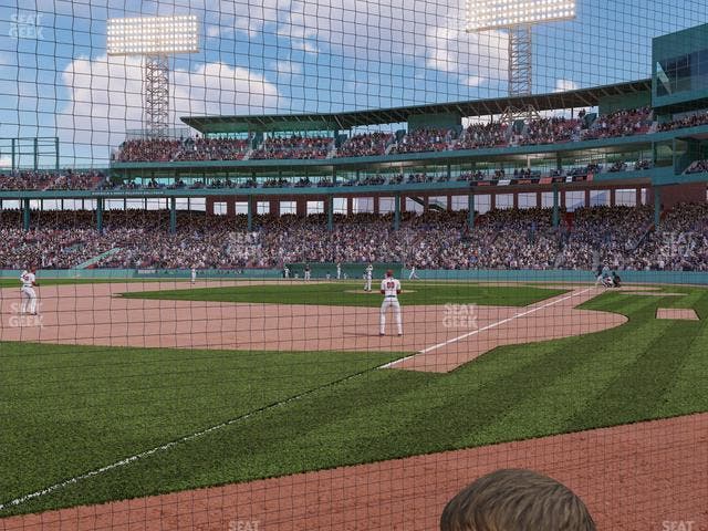 Fenway Park - Section Dugout Box 77 Seat View