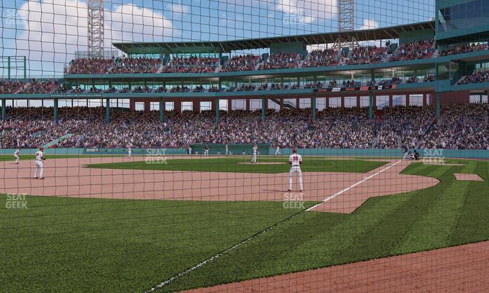 Fenway Park - Section Dugout Box 78 Seat View