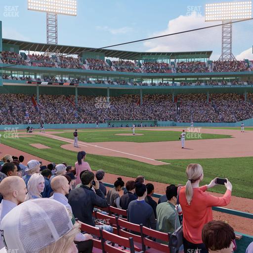 Fenway Park - Section Field Box 11 Seat View