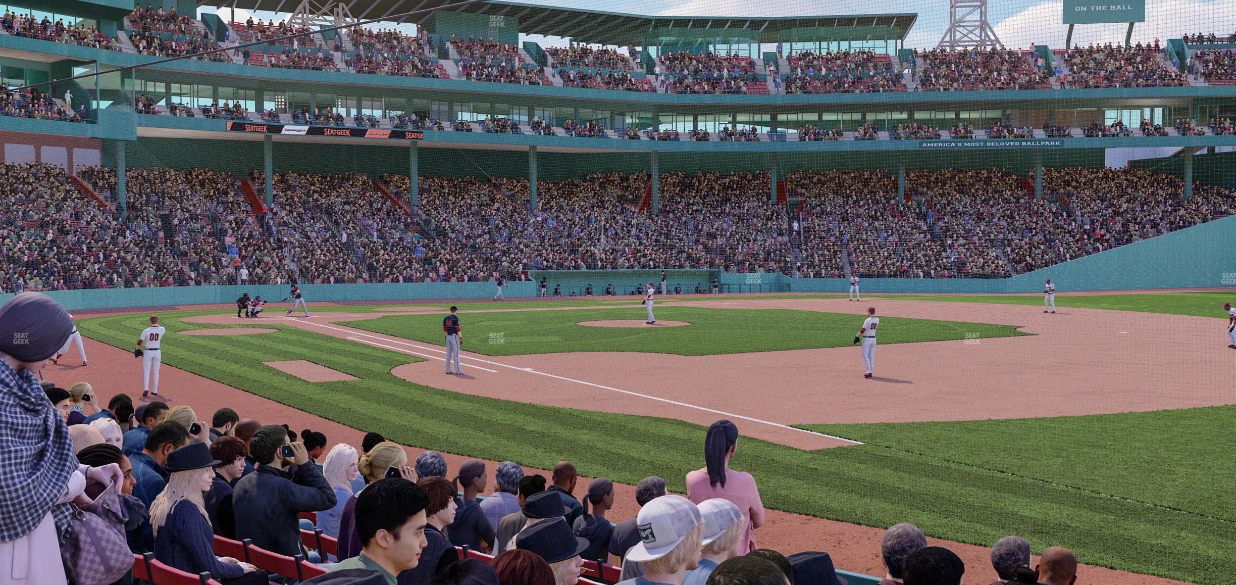Fenway Park - Section Field Box 12 Seat View